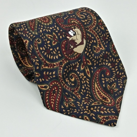 Looney Tunes Mania Bugs Bunny Silk Tie Handmade - Picture 3 of 8